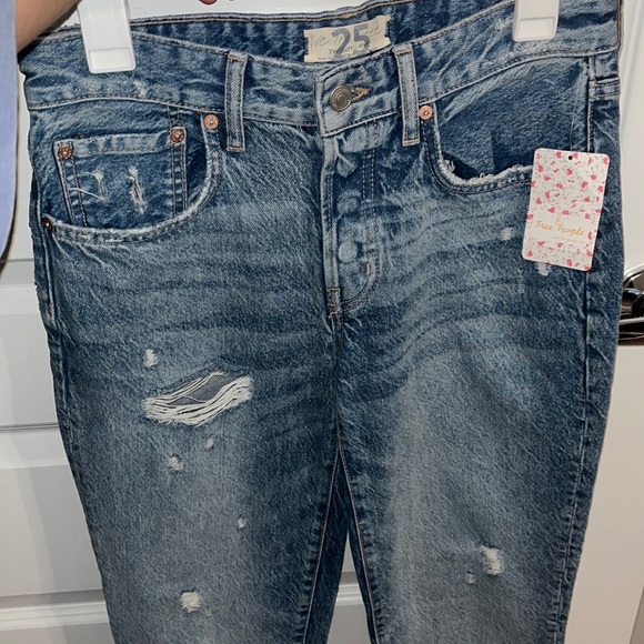 Free People x We the Free November Rain Jeans size 25 - Picture 2 of 6